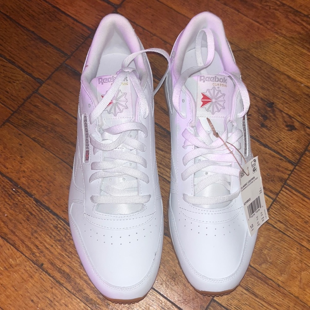Brand new classic white Reebok sneakers